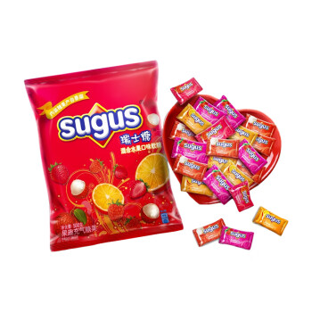 瑞士糖（Sugus）水果味软糖500g约166颗 糖果零食喜糖儿童零食
