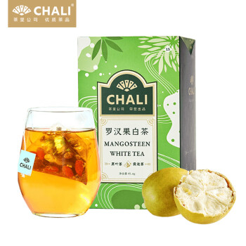 CHALI茶里公司 茶叶 养生茶 罗汉果白茶45g茶包菊花茶茉莉花茶 15包/盒
