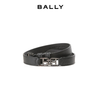 巴利（BALLY）男士B-CHAIN双层绕腕手环手镯黑色 BUCK 901 6302055
