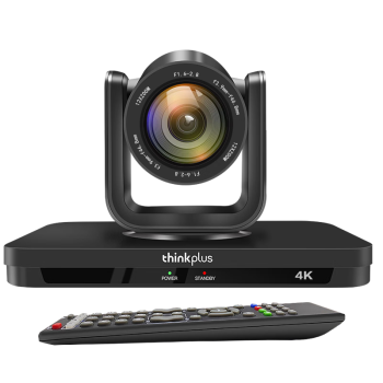 联想thinkplus视频会议摄像头800万像素4K超清12倍变焦HDMI/SDI/USB网口云台AI跟踪摄像机SX-HD15K-12