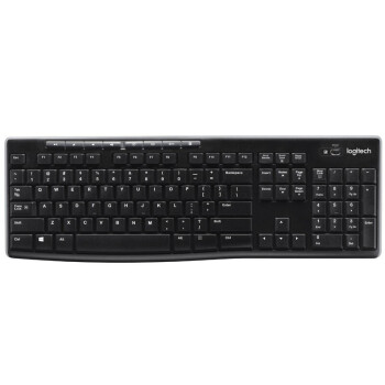 罗技（Logitech）K270 无线键盘 多媒体全尺寸便捷舒适键盘 笔记本台式机办公家用