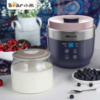 小熊酸奶机 全自动米酒机奶酪机自制希腊酸奶机 家用酸奶机 1升2+4内胆 SNJ-C10T1