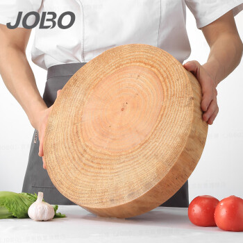 巨博（JOBO）酒店商用松木砧板菜墩38x8规格案板刀板大切菜板原木实木切割