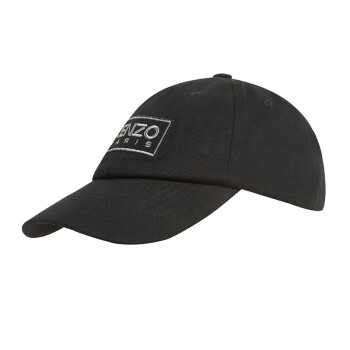 高田贤三（KENZO）黑色棉质KENZO PARIS刺绣棒球帽 FC6 5AC911 F32 99