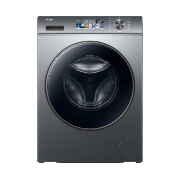 海尔（Haier）滚筒洗衣机全自动单洗K39Pro 初色系列 10公斤超薄大容量  1.1高洗净比 一级能效 以旧换新 65S
