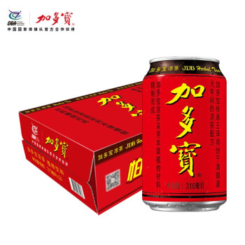 加多宝 凉茶植物饮料罐装(310ml*24罐)/箱 家庭常备团购饮品 包装随机