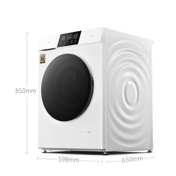 米家小米出品10kg简白洗烘滚筒洗衣机全自动 微蒸空气洗除菌 智能烘干直驱电机节能低噪 XHQG100MJ101