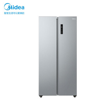 美的（Midea）470升对开门冰箱变频一级能效超薄机身可嵌入家用冰箱智能家电风冷无霜BCD-470WKPZM(E)【专】
