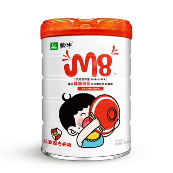 蒙牛 M8干饭娃儿童奶粉800g*1罐3-6岁4段乳铁蛋白挑食营养配方