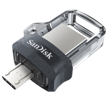 闪迪(SanDisk) 32GB Micro USB双接口U盘 DD3 读速130MB/s 安卓手机平板电脑兼容 迷你便携安全加密