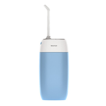 罗曼（ROAMAN）家用便携充电式多喷嘴型冲牙器 洗牙器 MINI1 蓝色