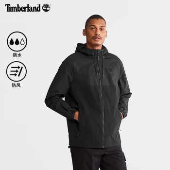 添柏岚（Timberland）官方男装外套夹克新款户外休闲防水|A6QK9 A6QK9001/黑色 M