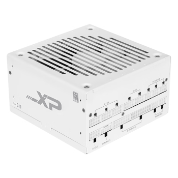 先马（SAMA）XP850W雪装版 ATX3.0白金牌机箱电脑电源台式机白色 PCIE5.0/智能ECO风扇/压纹线/支持4090显卡