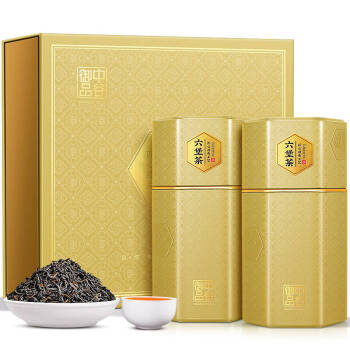 中谷御品茶叶 特级六堡茶黑茶 2010年窖藏广西梧州熟茶臻品茶叶礼盒300g