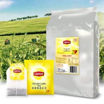 立顿（Lipton）黄牌精选红茶包办公室下午茶袋泡茶包 黄牌精选红茶E80包(160g)