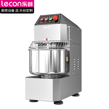 乐创（lecon）厨师机全自动 和面机 商用厨房多功能双动双速揉面机普通款20L SSD20 
