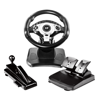 科腾 KETENG D7C1 电脑赛车游戏方向盘模拟驾驶 欧卡2极品飞车PS3游戏机模拟器