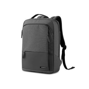 新秀丽（Samsonite）时尚双肩包商务通勤笔记本电脑包大容量轻便书包NU4*19001 黑色