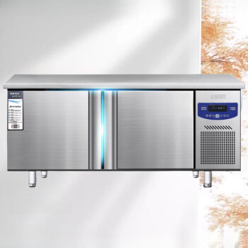 苏勒商用保鲜工作台冷藏操作台冰箱冷冻柜平冷冻冰柜大容量奶茶店设备   冷藏冷冻  150x60x80cm