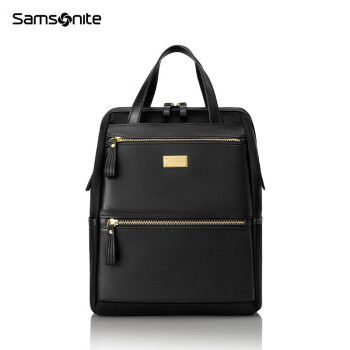 新秀丽（Samsonite）电脑包双肩背包可手提包黑色10.1英寸BT5*09003礼物