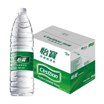 怡宝饮用水纯净水1.555L*12瓶/箱*2箱 办公家用商务用水 包装随机