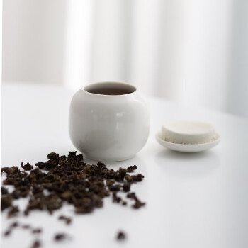致年华（zhinianhua） 茶叶罐 陶瓷小号迷你茶叶罐 便携式日式密封罐 3个起购 DO