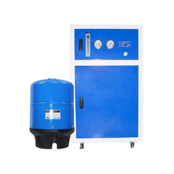 苏勒   商用净水机大流量反渗透中央净水器公司纯水机直饮机   双膜双泵800款蓝白柜+11G压力桶