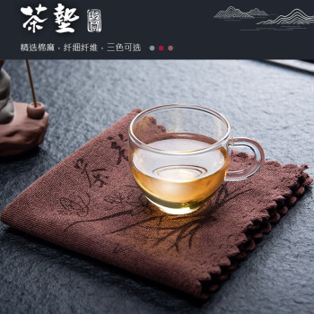 天喜(TIANXI) 茶巾 普通款棕色
