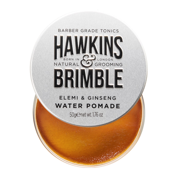 HAWKINS & BRIMBLE霍金斯小银罐水基发油发蜡发泥头发胶发膏礼盒男士理容造型礼物男
