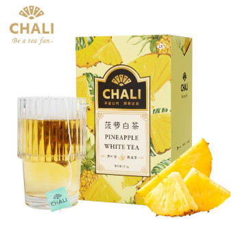 Chali 菠萝白茶盒装37.5g（15包/盒） 菠萝白茶果干红茶袋泡茶水果茶