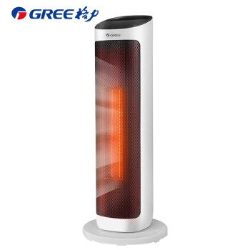 格力 （GREE）取暖器电暖器触屏数码显示电暖气家用塔式立式摇头暖风机NTFH-X6020B【企业专享】