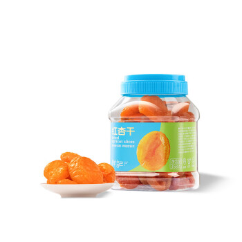 鲜记 红杏干 办公室休闲食品零食童年小吃果干蜜饯 红杏干358g