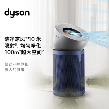 戴森（DYSON）DYSON BP03空气净化器 输出洁净凉风 大面积净化异味和过敏原 滤除花粉 宠物毛发 镍蓝色