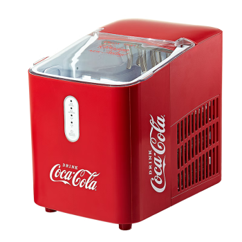 可口可乐（Coca-Cola）车载制冰机小型家用宿舍学生迷你全自动圆冰块制作机奶茶店冰块机