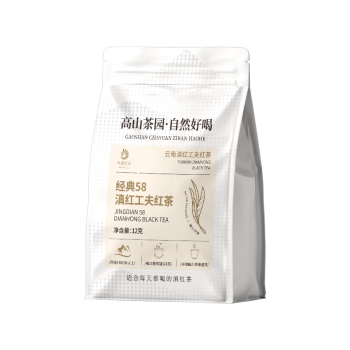 凤牌红茶 经典58凤庆滇红特级12g袋装 茶叶试饮试喝装