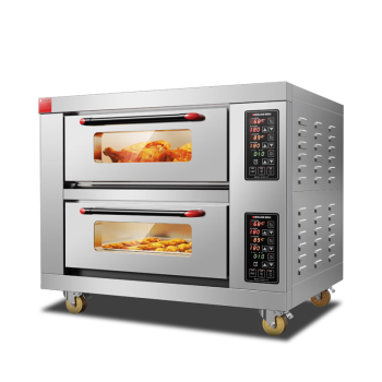 德玛仕（DEMASHI）双层电烤箱商用大型 专业烤披萨面包地瓜大烤箱 家用私房烘焙用 烤红薯机烤地瓜DKL-102D-K1