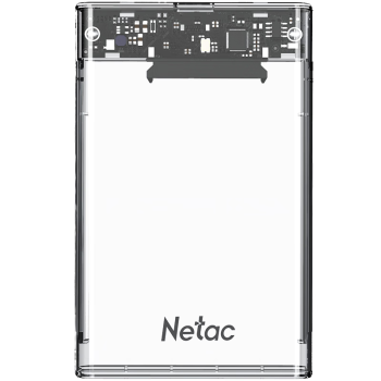 朗科（Netac）移动硬盘盒2.5英寸USB3.0 SATA串口笔记本台式外置壳固态机械ssd硬盘WH11 USB款