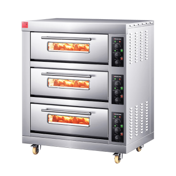 德玛仕（DEMASHI）大型烘焙烤箱商用烤全鸡烤鸡翅披萨面包地瓜月饼大容量电烤箱三层六盘 DMS-DKX-306J-J1
