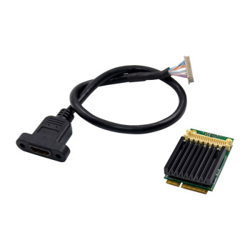 来采 ST418 MiniPCIE SM750 to HDMI多媒体图像2D图形视觉 显卡