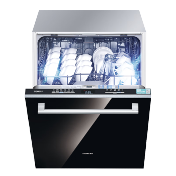 西门子14套全能舱auto洗碗机嵌入式升级款636pro 变频 一级水效 智能烘干 储存 SJ63EX00KC（不含门板）