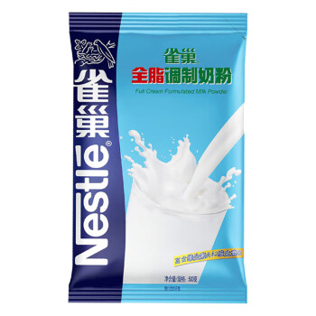 雀巢（Nestle）成人奶粉 全脂奶粉500g袋装 调制乳粉 冲调饮品