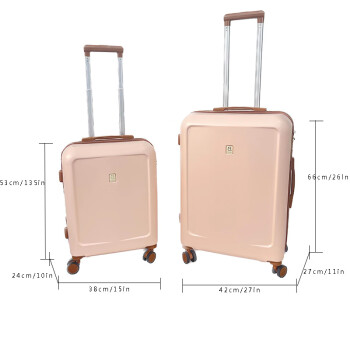 立都（LIDU）杰达行李箱大容量旅行箱万向轮干湿分离皮箱子(备注颜色)26吋*2