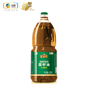 福临门家香味压榨菜籽油1.5L