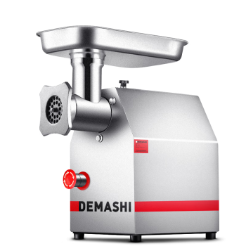 德玛仕（DEMASHI）商用绞肉机 电动不锈钢大功率绞馅搅肉灌肠机 大型碎肉打肉料理机YF-JR12（240斤/小时）