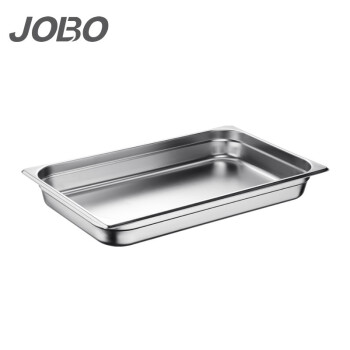 巨博（JOBO）美式防挤份数盆1/1不锈钢盆份数盒打菜盆65mm自助餐盆不含盖子