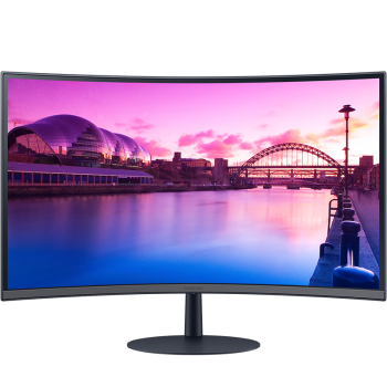 三星（SAMSUNG）27英寸 FHD 75Hz 1000R曲面  内置音箱 低蓝光不闪屏认证 FreeSync 电脑 办公 显示器 S27C390