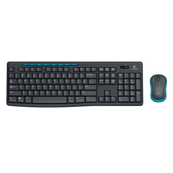 罗技（Logitech） MK275 无线键盘鼠标套装 办公电脑通用无线键盘鼠标套装 黑 企业