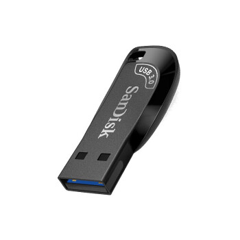 闪迪(SanDisk) USB3.0小巧U盘CZ410黑色款电脑高速商务加密办公优盘 USB3.0高速U盘 读取100MB/S 128G
