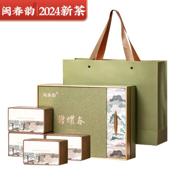 闽春韵【送礼佳选】2024新茶叶礼盒特级碧螺春绿茶500g