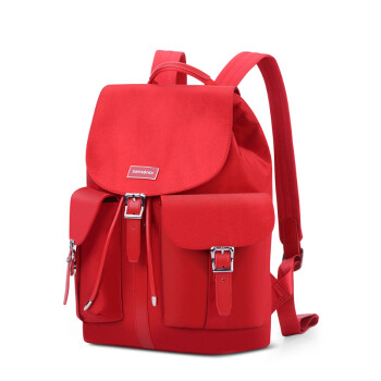 新秀丽（SAMSONITE）TQ0*40001多功能包双肩包收纳包旅行包时尚休闲包红色